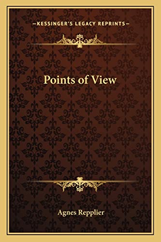Stock image for Points of View for sale by THE SAINT BOOKSTORE