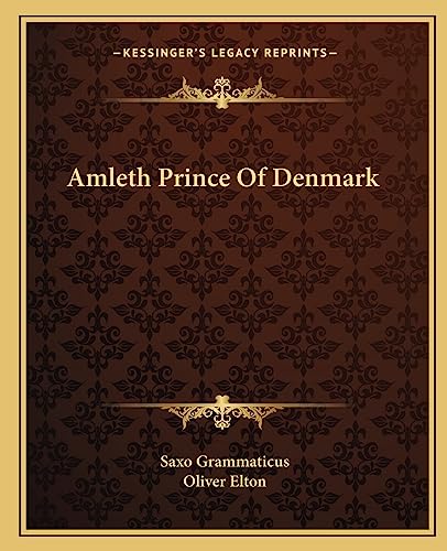 Stock image for Amleth Prince Of Denmark for sale by ThriftBooks-Atlanta