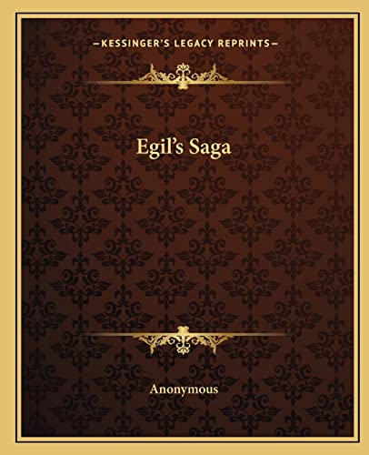 9781162660882: Egil's Saga