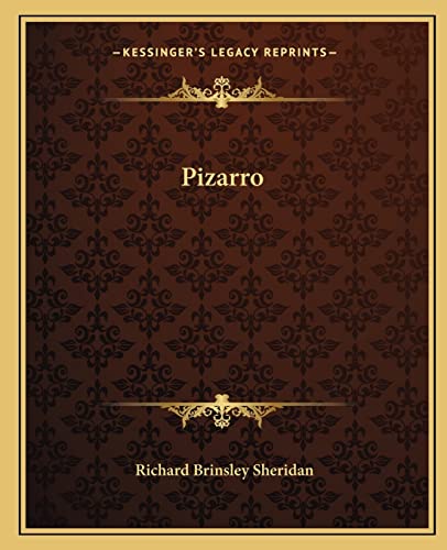 Pizarro (9781162679853) by Sheridan, Richard Brinsley