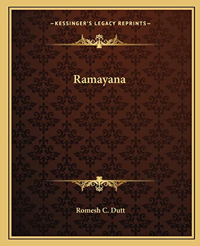 9781162681467: Ramayana