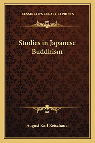 Stock image for Studies in Japanese Buddhism for sale by THE SAINT BOOKSTORE