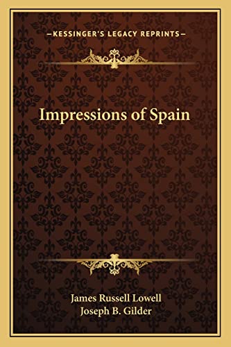 Beispielbild fr Impressions of Spain zum Verkauf von Bookmans