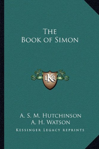 Beispielbild fr The Book of Simon zum Verkauf von WorldofBooks