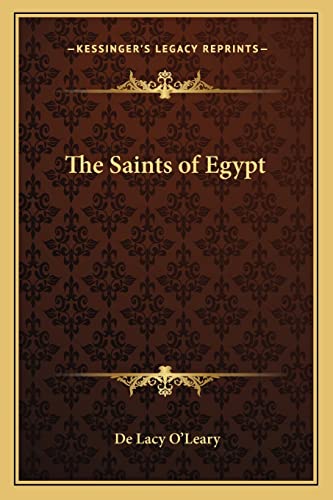Stock image for The Saints of Egypt for sale by THE SAINT BOOKSTORE