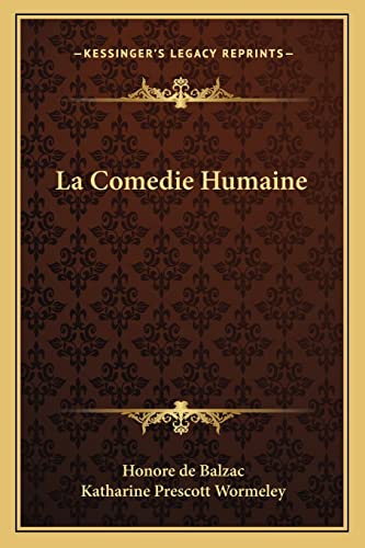 9781162777115: La Comedie Humaine
