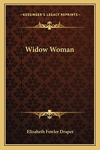 Stock image for Widow Woman for sale by THE SAINT BOOKSTORE