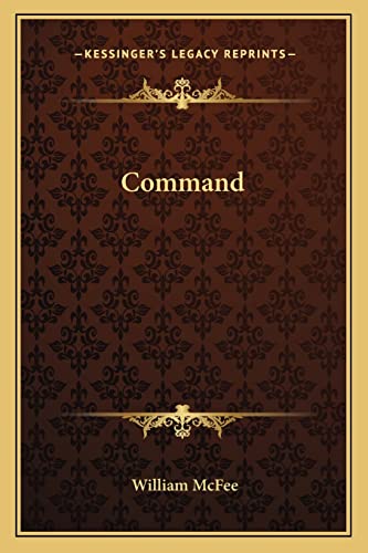 Command (9781162804088) by McFee, William