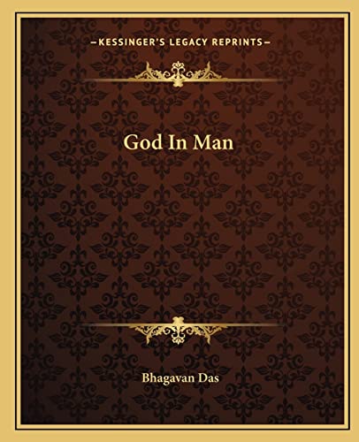 God In Man (9781162831275) by Das, Bhagavan