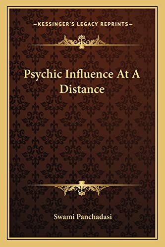 Beispielbild fr Psychic Influence at a Distance zum Verkauf von WorldofBooks