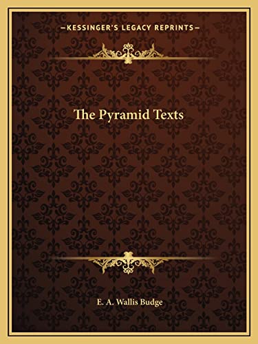 Stock image for The Pyramid Texts for sale by GF Books, Inc.