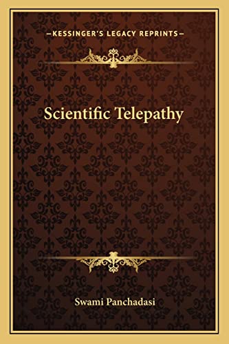 Stock image for Scientific Telepathy for sale by Ergodebooks