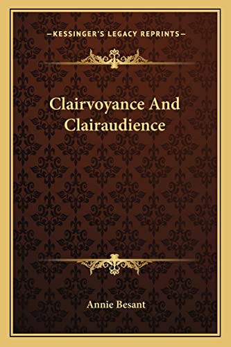 9781162855851: Clairvoyance and Clairaudience