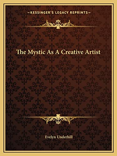 Beispielbild fr The Mystic As A Creative Artist zum Verkauf von Lucky's Textbooks