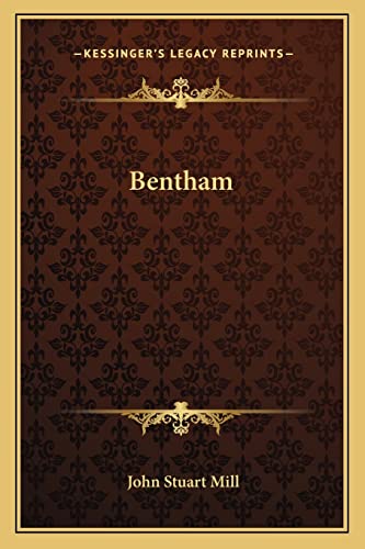Bentham (9781162902135) by Mill, John Stuart