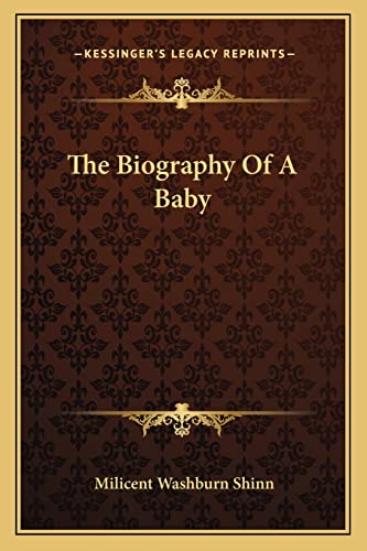 Imagen de archivo de The Biography of a Baby a la venta por THE SAINT BOOKSTORE