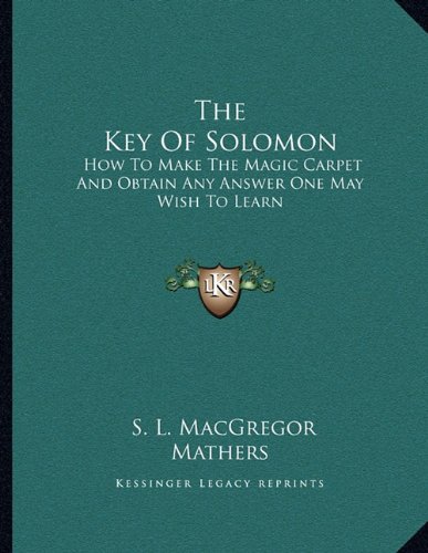 9781163044094: Key of Solomon