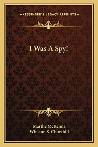 Beispielbild fr I Was a Spy! zum Verkauf von medimops