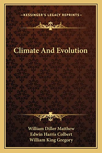Beispielbild fr Climate and Evolution zum Verkauf von THE SAINT BOOKSTORE