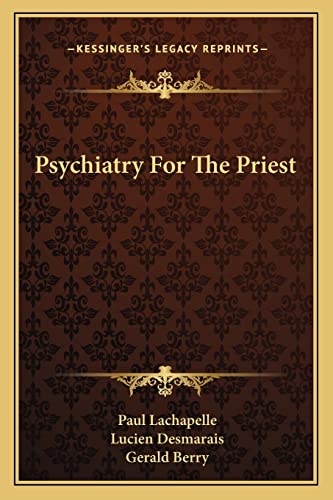 Stock image for Psychiatry For The Priest for sale by ALLBOOKS1