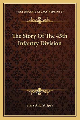 Stock image for The Story Of The 45th Infantry Division for sale by Save With Sam