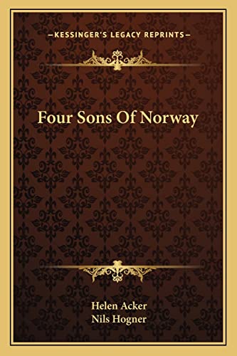 Stock image for Four Sons of Norway for sale by Leserstrahl  (Preise inkl. MwSt.)