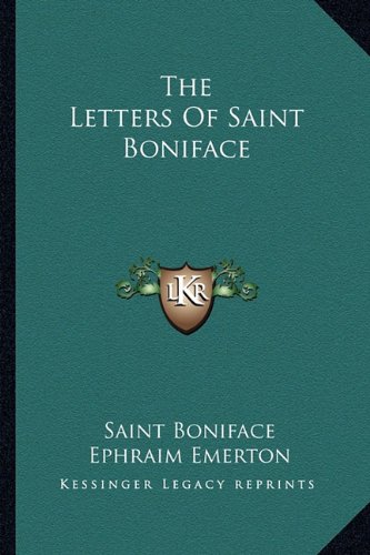 9781163170694: Letters of Saint Boniface