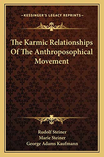 Stock image for The Karmic Relationships of the Anthroposophical Movement for sale by Buchpark