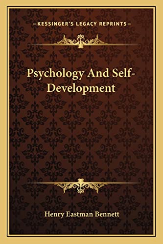 9781163193501: Psychology And Self-Development