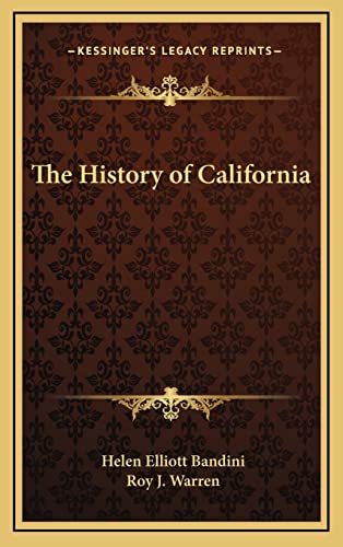 9781163202487: The History of California