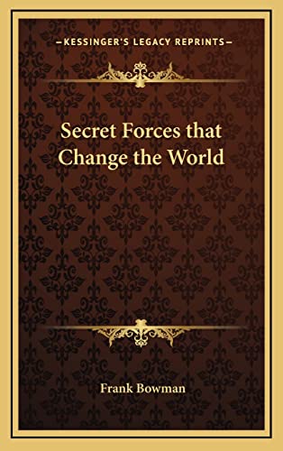 Imagen de archivo de Secret Forces that Change the World a la venta por ALLBOOKS1