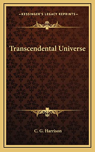 9781163315293: Transcendental Universe