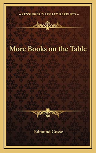 9781163321355: More Books on the Table