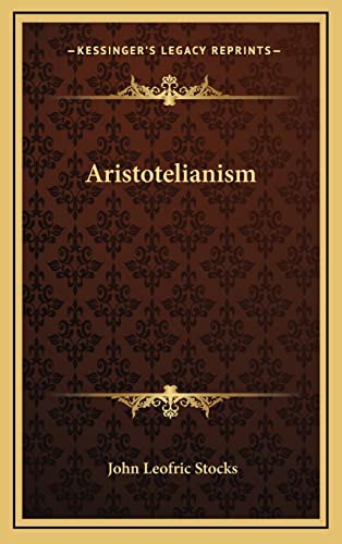 9781163334485: Aristotelianism