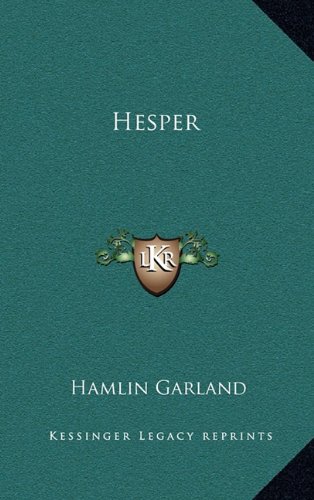 Hesper (9781163339534) by Garland, Hamlin