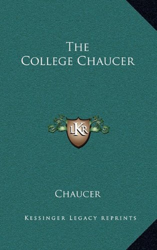 The College Chaucer (9781163378052) by Chaucer