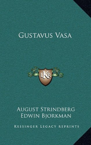 Gustavus Vasa (9781163388204) by Strindberg, August