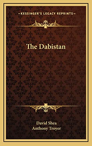 9781163393536: The Dabistan