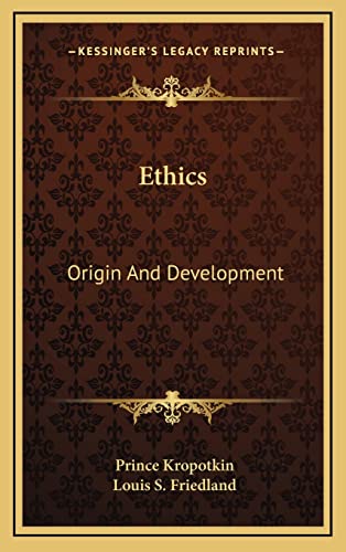 Imagen de archivo de Ethics: Origin And Development a la venta por Best and Fastest Books