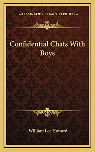 9781163435878: Confidential Chats With Boys