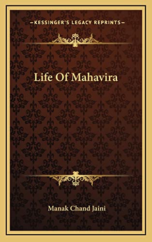 9781163456859: Life Of Mahavira