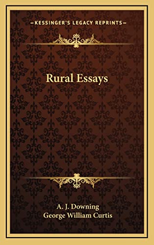 9781163484753: Rural Essays