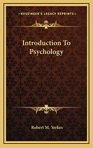 9781163503317: Introduction To Psychology