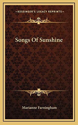 9781163544808: Songs of Sunshine