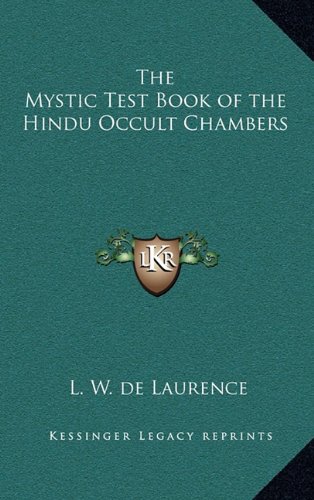 9781163582503: The Mystic Test Book of the Hindu Occult Chambers