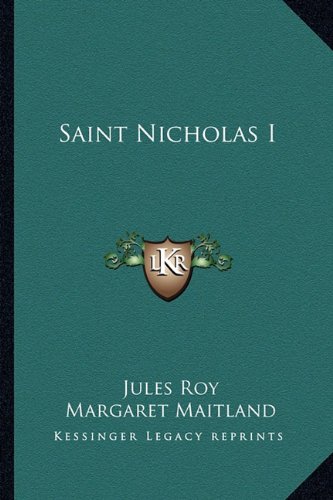Beispielbild fr Saint Nicholas I zum Verkauf von ALLBOOKS1