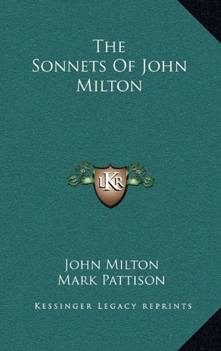 9781163660645: The Sonnets of John Milton