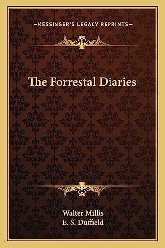 9781163699713: The Forrestal Diaries