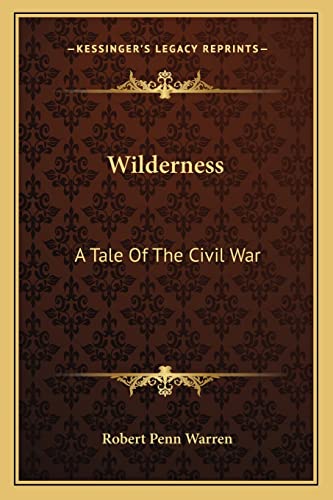 9781163804582: Wilderness: A Tale Of The Civil War