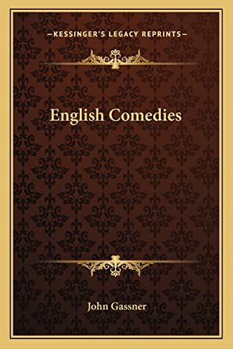 9781163807897: English Comedies